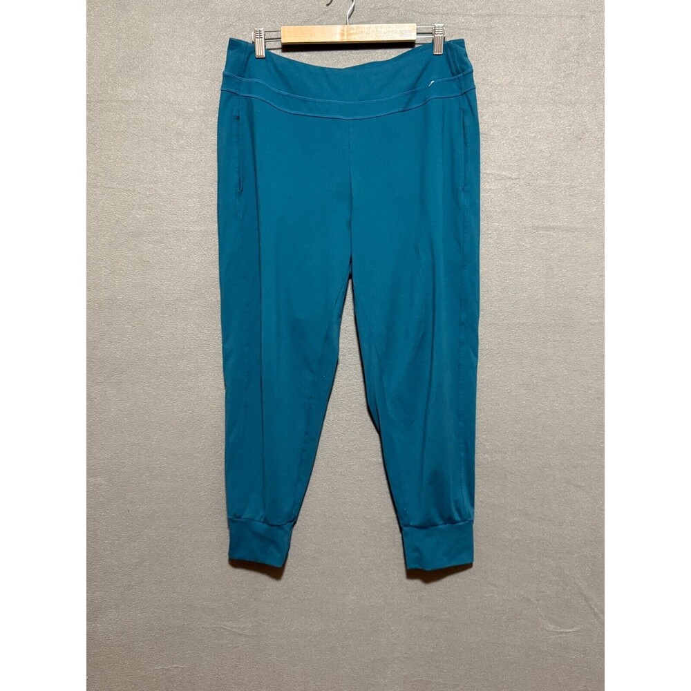 Mondetta Performance + Luxury Women’s Joggers With Pockets Teal Size Large